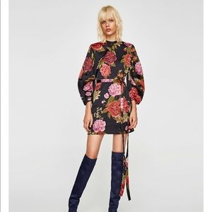 Zara floral print dress. New with tags!